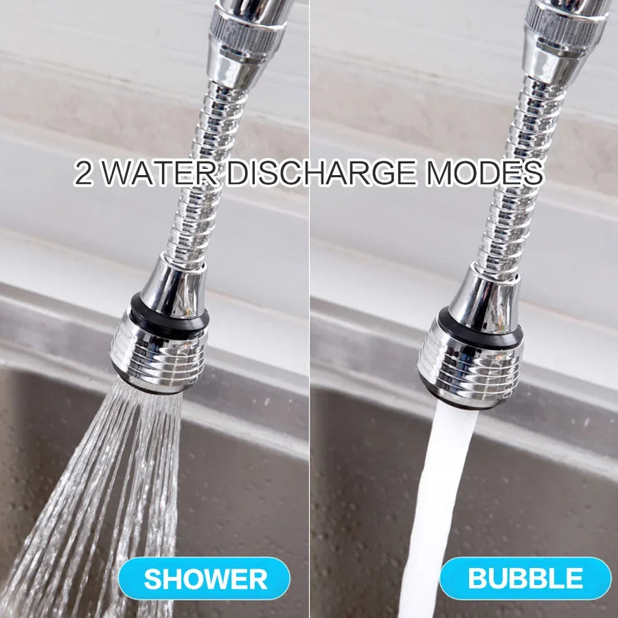 Rotating Stainless Steel Faucet Extender with Flexible Neck – Water-Saving Splash-Proof Kitchen Aerator
Your Home™