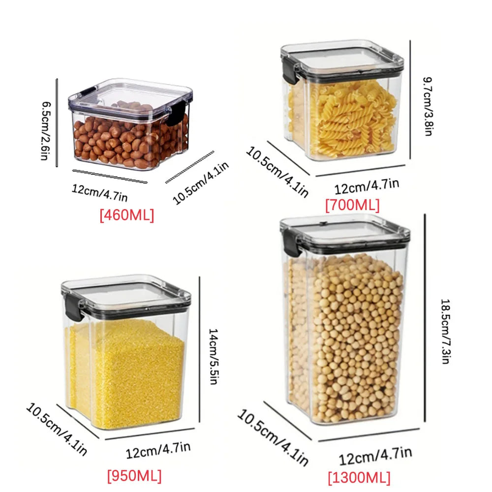 Airtight Food Storage Container Set – BPA-Free, Freezer Safe, Stackable Kitchen Organizer  Your Home™