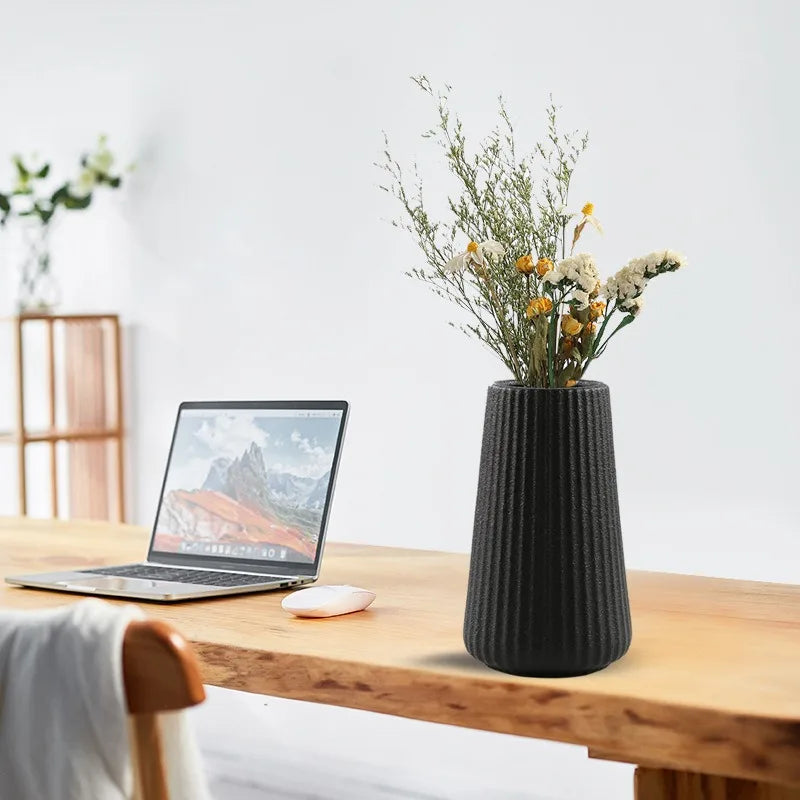 Modern Black Ceramic Vase YOUR HOME™