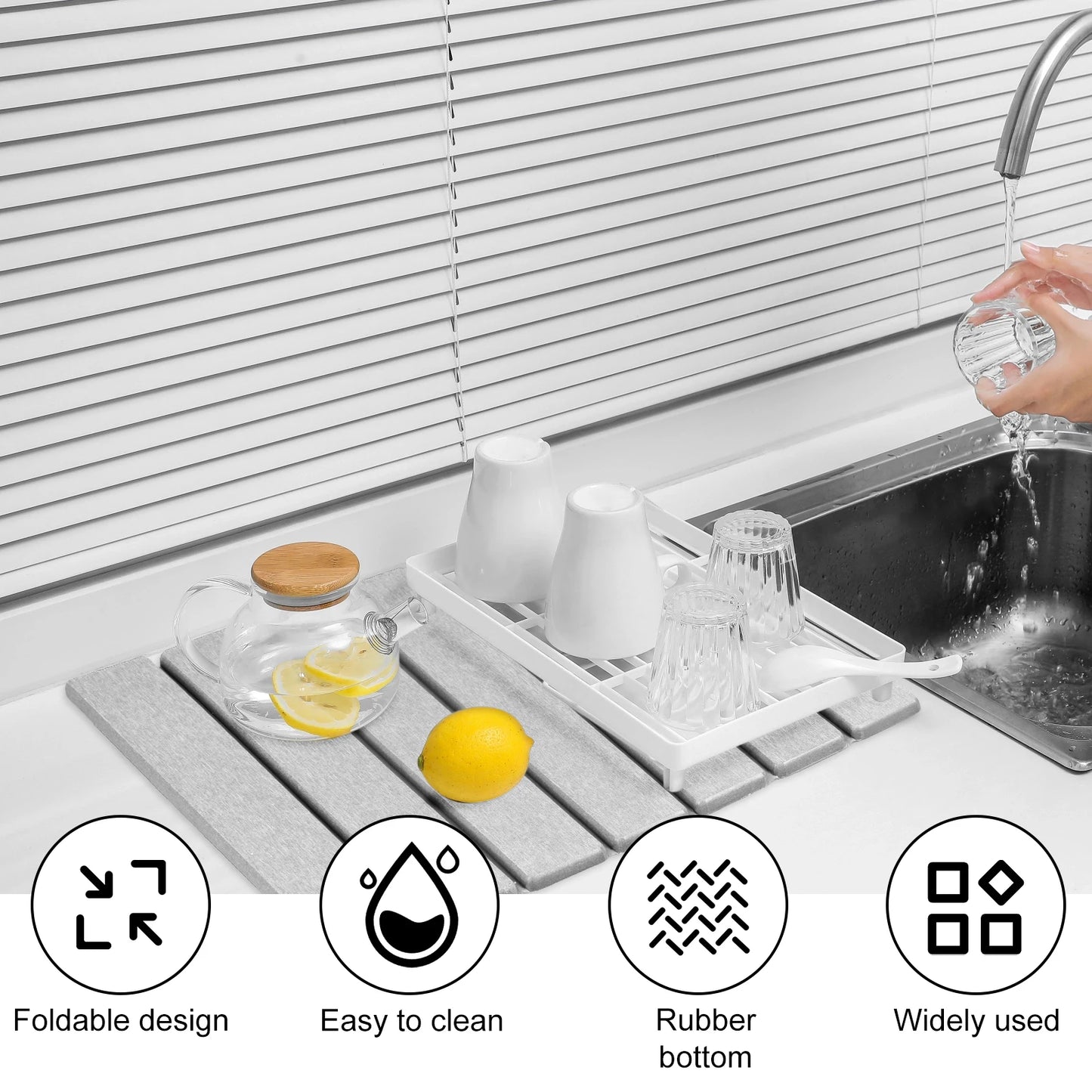 Nordic Stone Absorbent Drying Mat YOUR HOME™