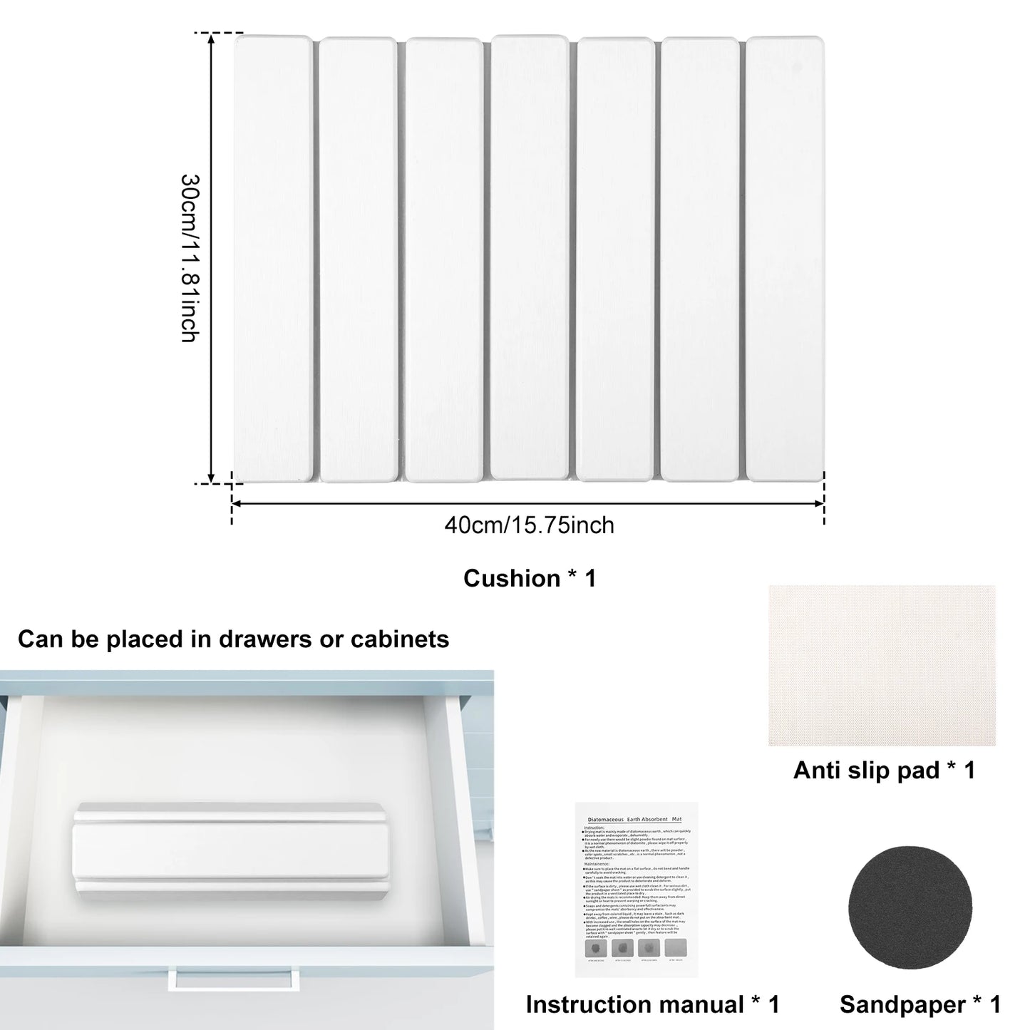 Nordic Stone Absorbent Drying Mat YOUR HOME™