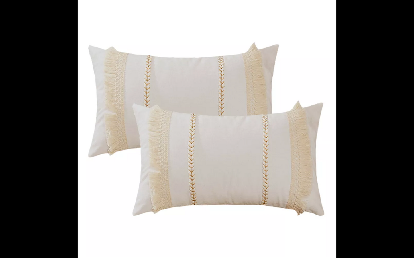 Soft Boho Tassel Pillowcase – Textured Elegance for Sofa or Bed YOUR HOME