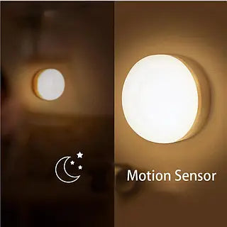 Rechargeable Motion Sensor Night Light – Wireless LED Wall Lamp for Bedroom, Hallway & Closet
  Your Home™