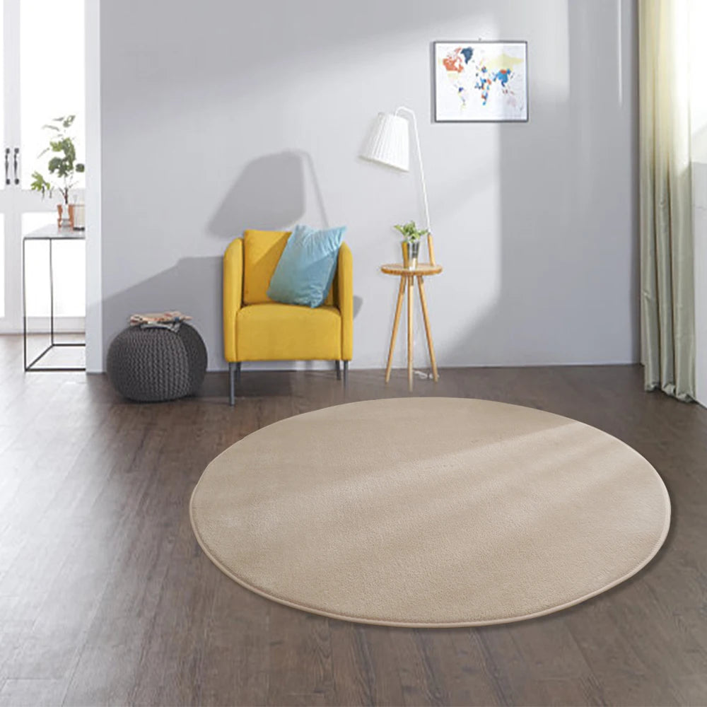 CloudRound Rug | Soft Velvet Anti-Slip Mat for Bedroom & Living Room  Your Home™