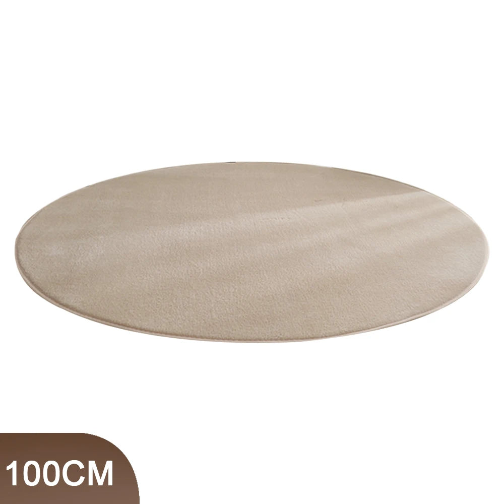 CloudRound Rug | Soft Velvet Anti-Slip Mat for Bedroom & Living Room  Your Home™