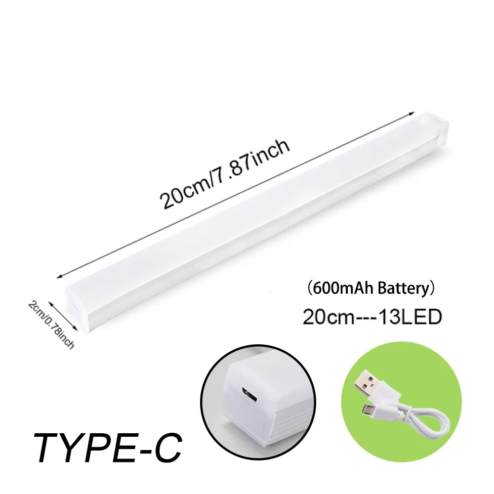 Smart Motion Sensor Light Bar – Rechargeable Wireless Cabinet & Wardrobe Night Light