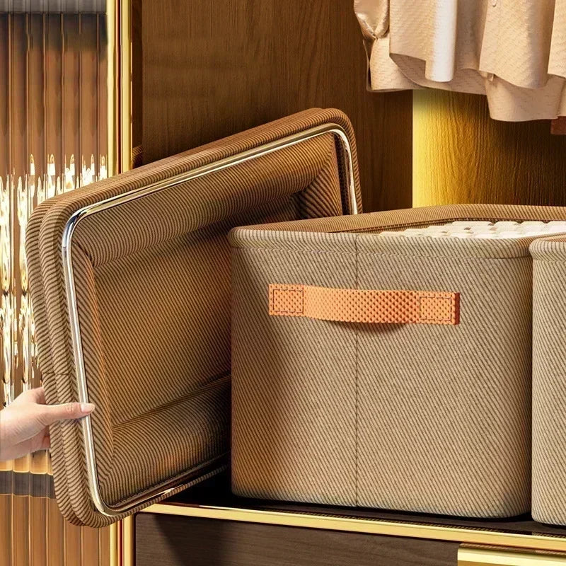 Foldable Wardrobe Storage Boxes – Small Apartment Organizer