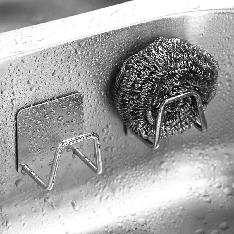 Stainless Steel Self-Adhesive Sponge & Sink Organizer  Your Home™