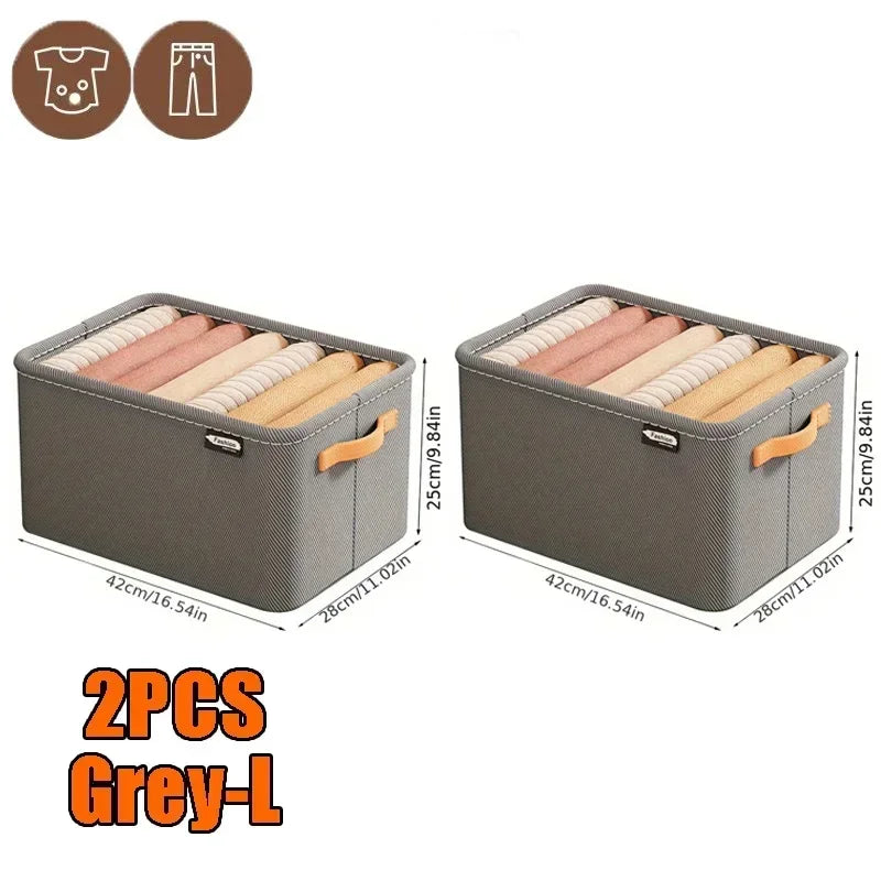 Foldable Wardrobe Storage Boxes – Small Apartment Organizer