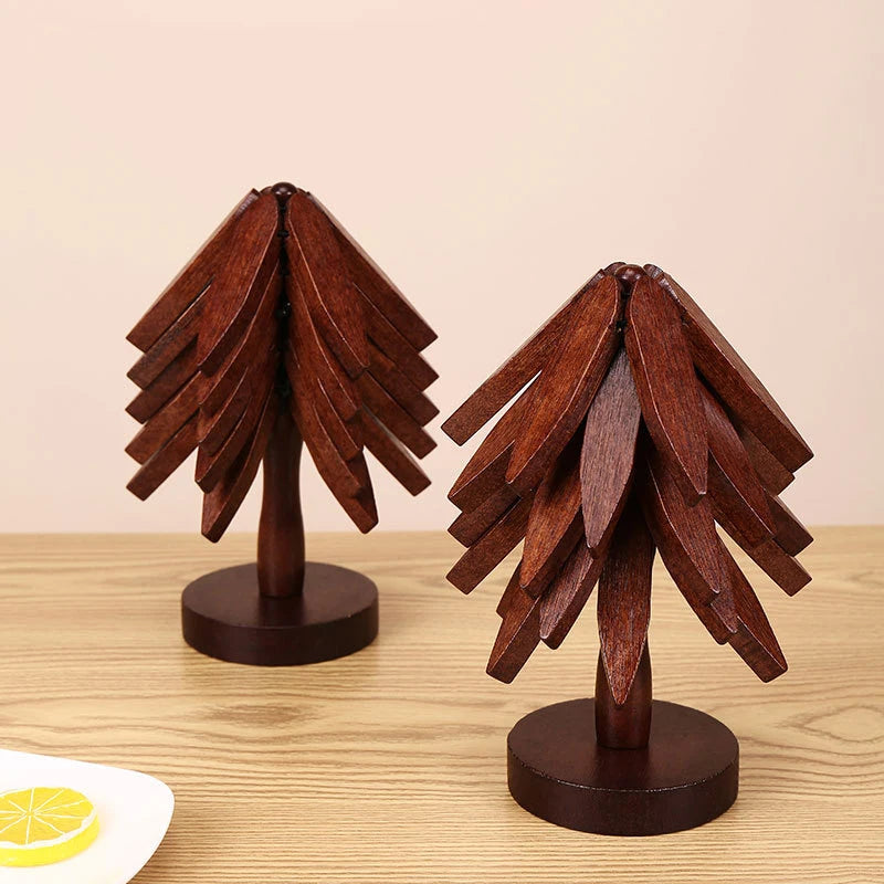 Nordic Pine Foldable Wooden Trivet Set
  Your Home™