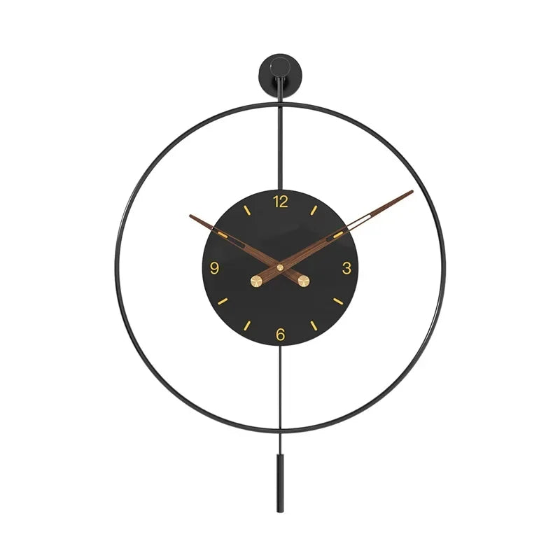Eclipse Wall Clock – Silent Luxury Home Decor