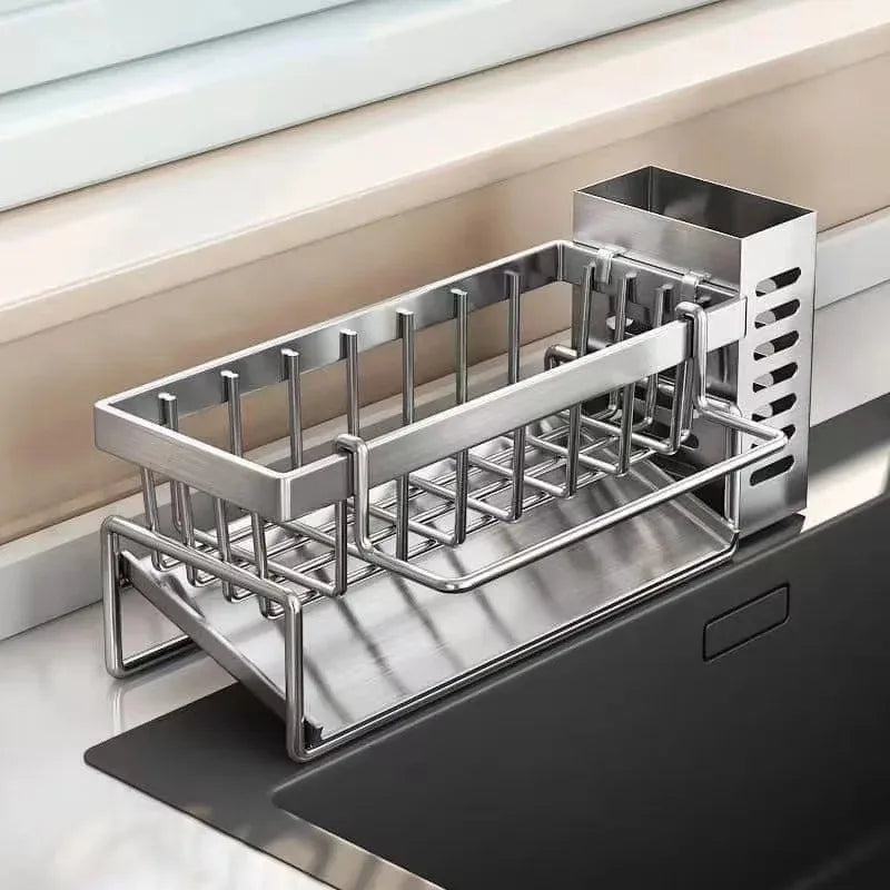 Stainless Steel Sink Organizer Rack