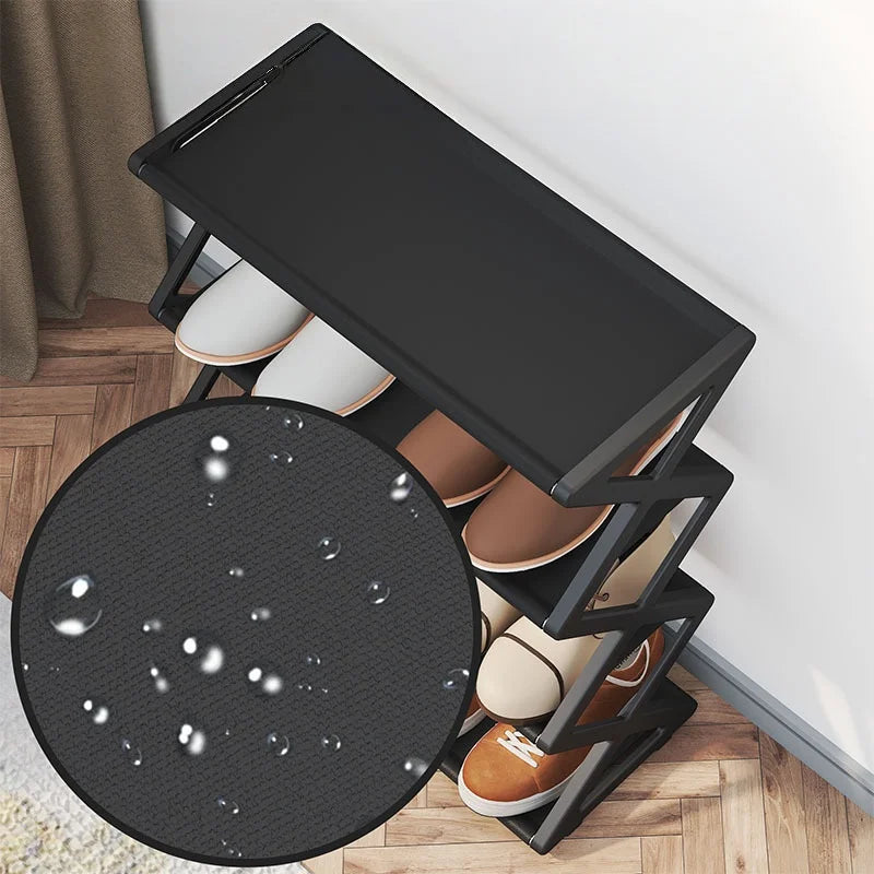 4-Tier Foldable Shoe Rack – Space-Saving Freestanding Organizer   Your Home™