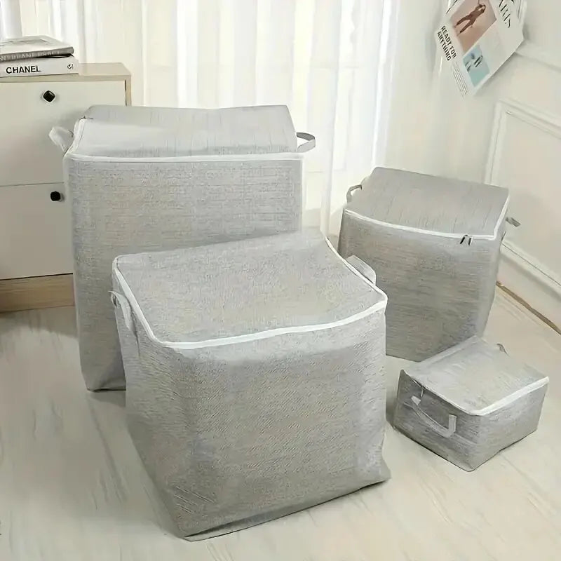 Foldable Fabric Storage Bag — Large-Capacity Closet & Home Organizer