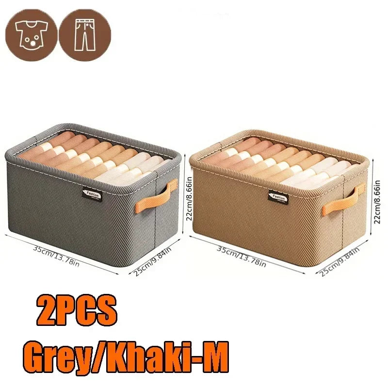Foldable Wardrobe Storage Boxes – Small Apartment Organizer