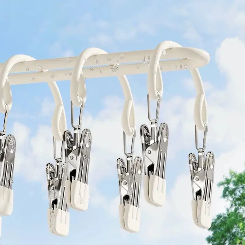 20-Clip Hanging Drying Rack – Portable Laundry Organizer