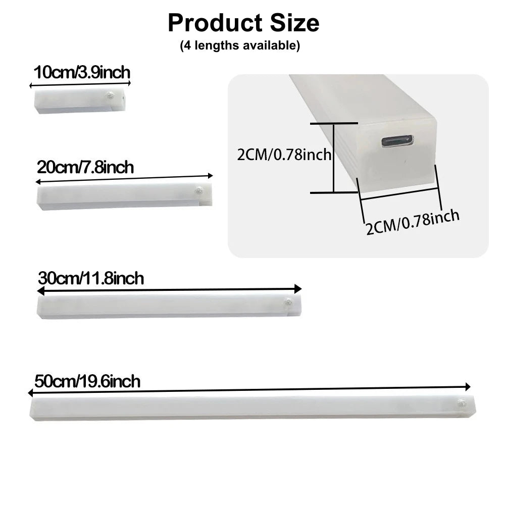 Rechargeable Motion Sensor LED Light Bar – Magnetic, Wireless & Dimmable
  Your Home™