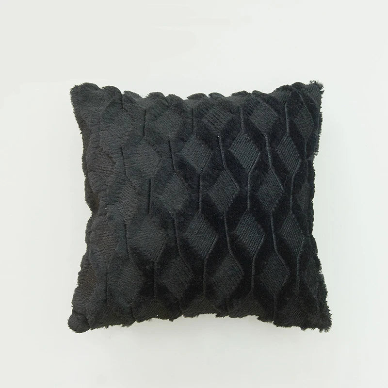 Textured Cozy Throw Pillow Cover – Soft Decorative Cushion Cover for Sofa, Bed & Living Room
 Your Home™