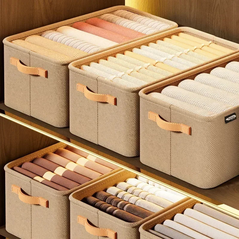 Foldable Wardrobe Storage Boxes – Small Apartment Organizer