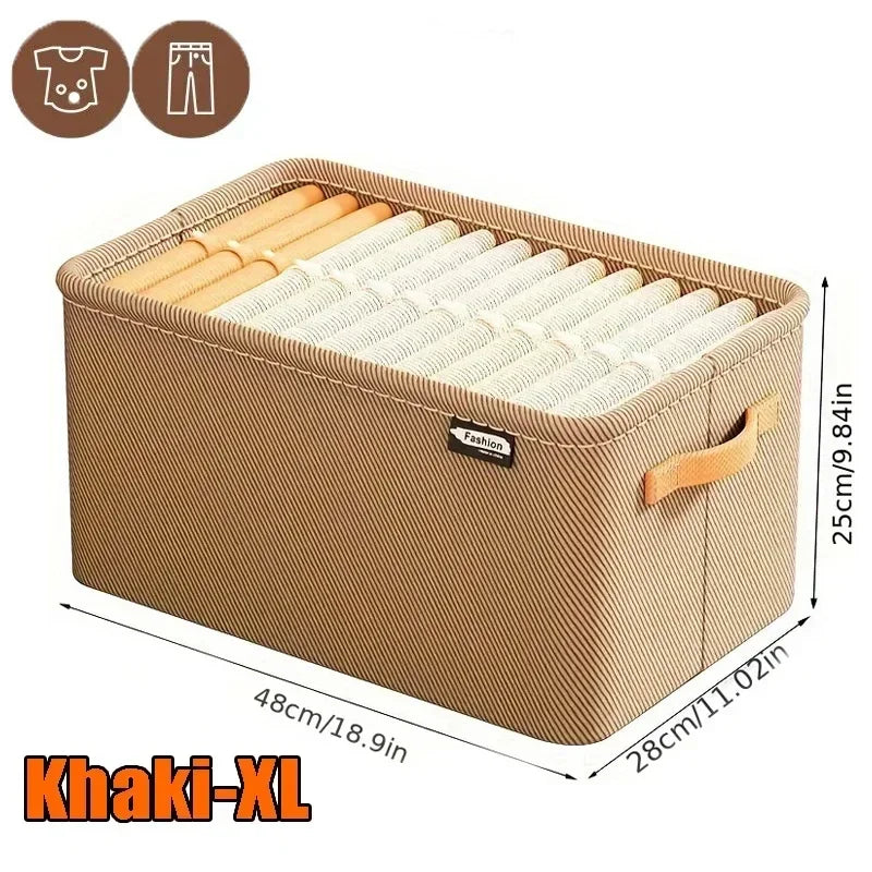 Foldable Wardrobe Storage Boxes – Small Apartment Organizer