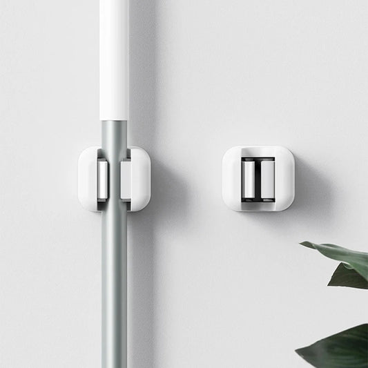 No-Drill Wall Mop Clip Holder
 Your Home™