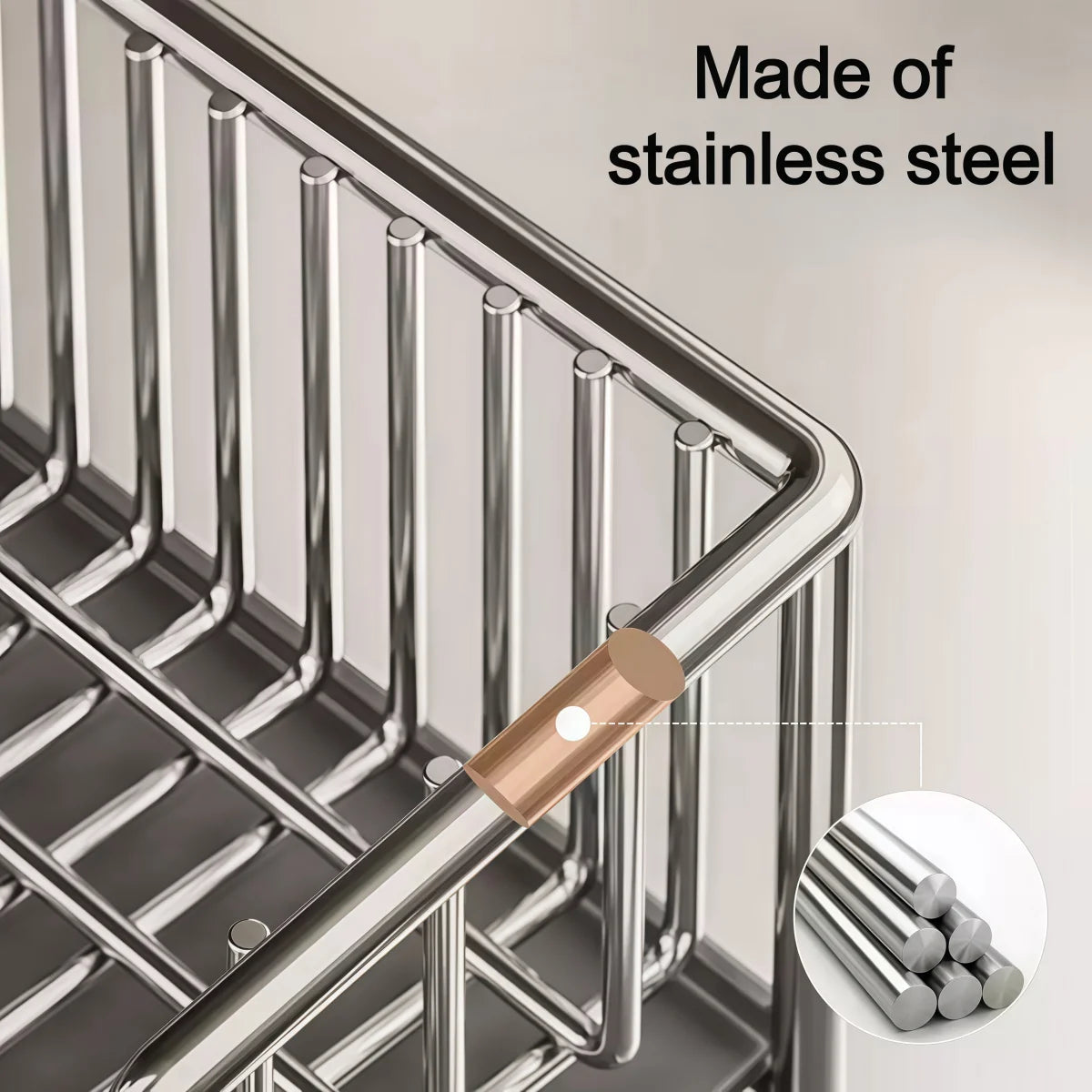 Stainless Steel Over Sink Storage Rack – 2 Tier