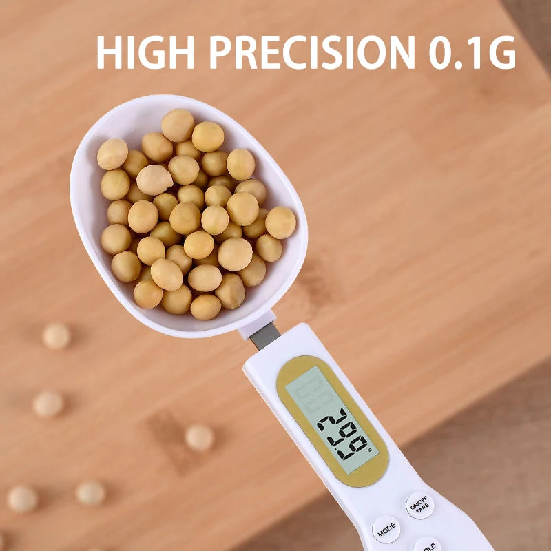 SmartMeasure Digital Spoon Scale – 500g High-Precision LCD Kitchen Measuring Spoon for Coffee, Spices & Baking