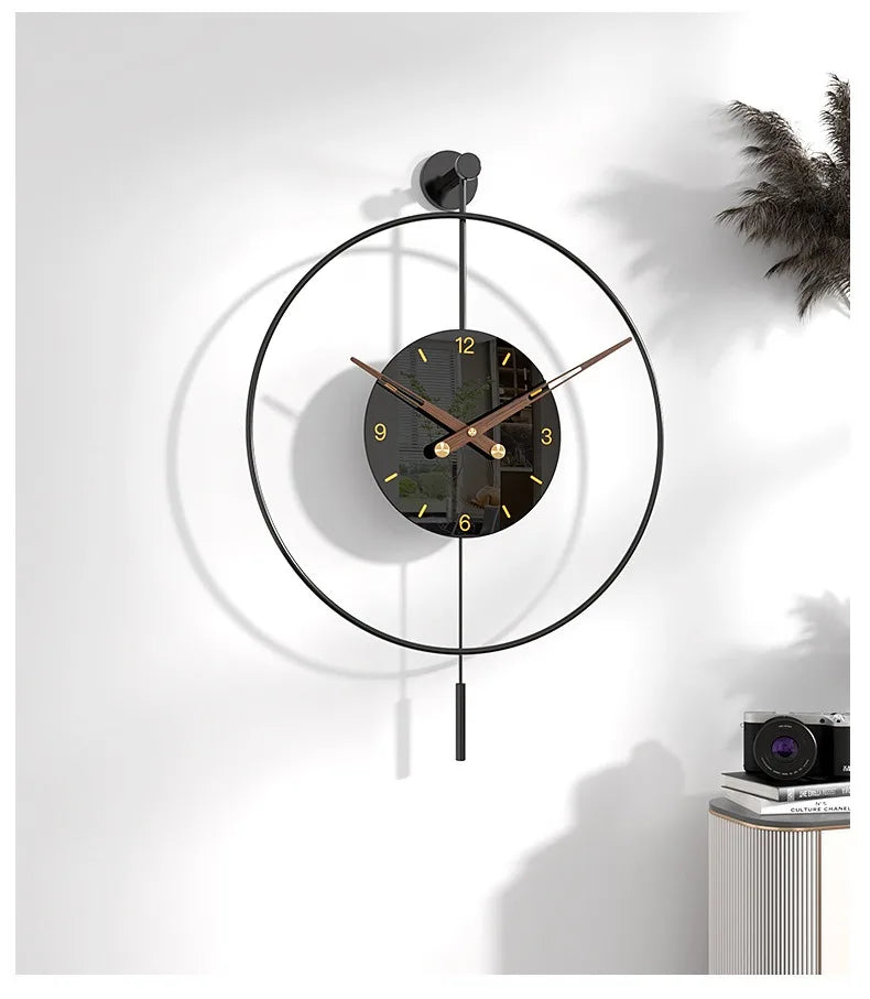Eclipse Wall Clock – Silent Luxury Home Decor