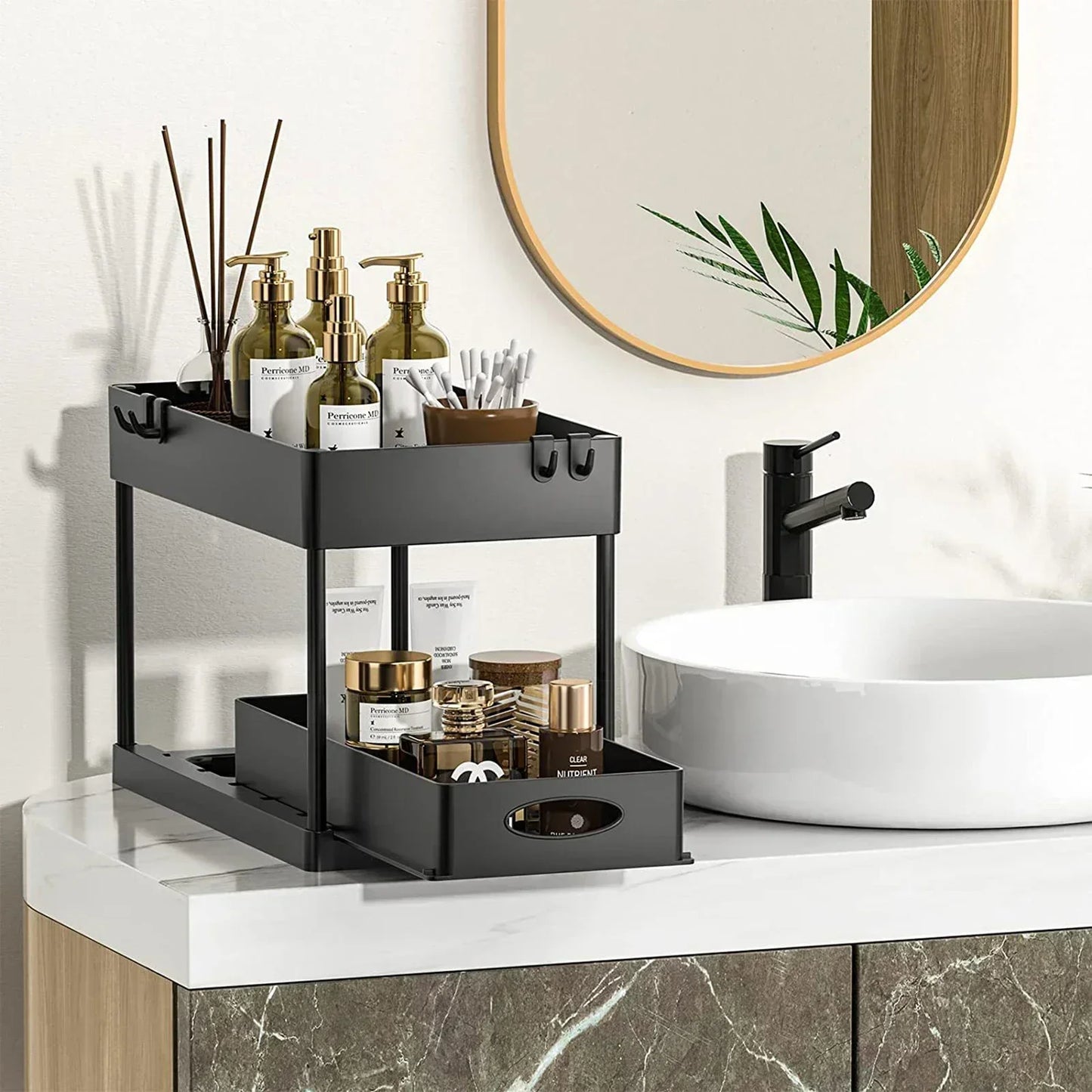 2-Tier Pull-Out Under Sink Organizer