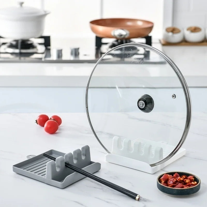 Kitchen Spoon & Lid Holder Tray
