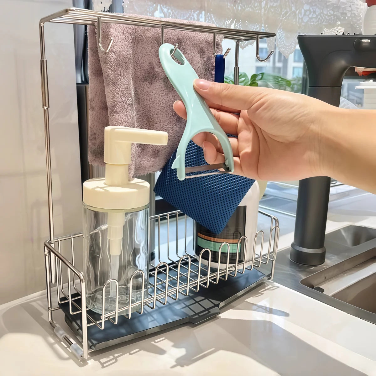 Stainless Steel Over Sink Storage Rack – 2 Tier