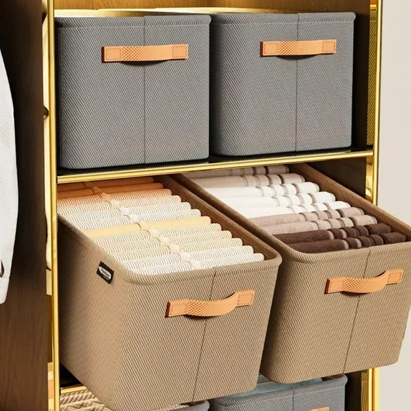 Foldable Wardrobe Storage Boxes – Small Apartment Organizer