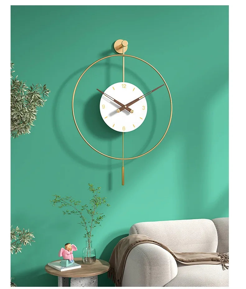 Eclipse Wall Clock – Silent Luxury Home Decor