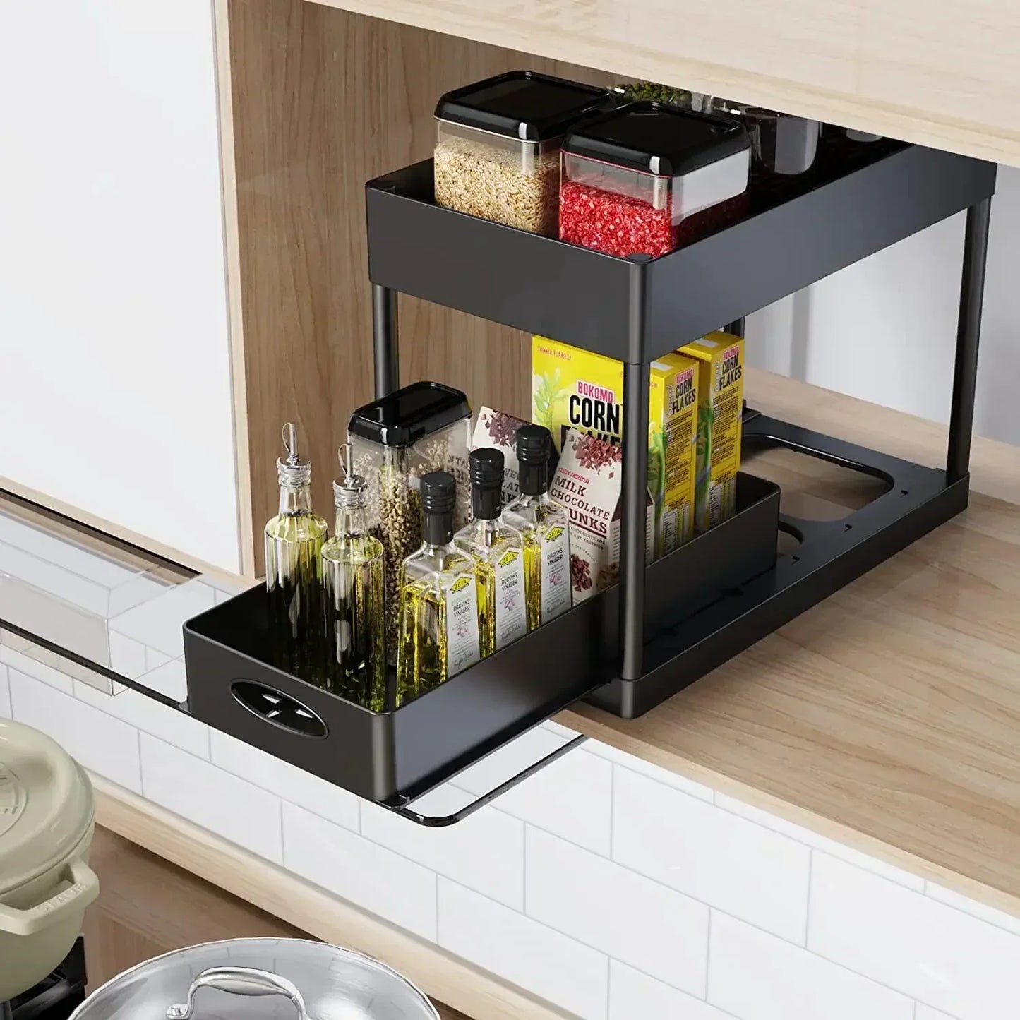 2-Tier Pull-Out Under Sink Organizer