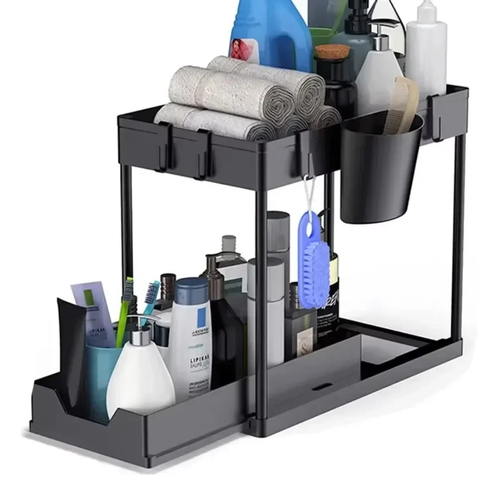 2-Tier Pull-Out Under Sink Organizer
