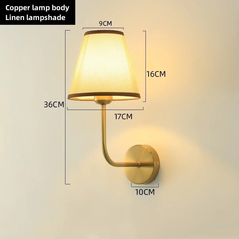 Elegant Fabric Wall Sconce with Brass Finish – Soft Ambient Lighting for Bedroom, Hallway & Living Room
Your Home™