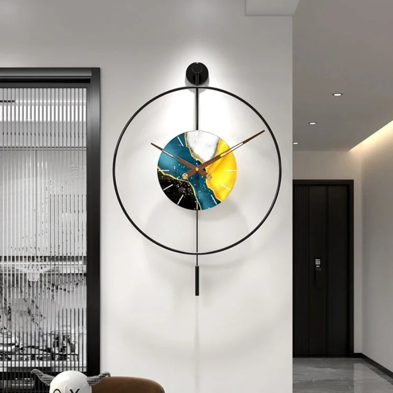Eclipse Wall Clock – Silent Luxury Home Decor