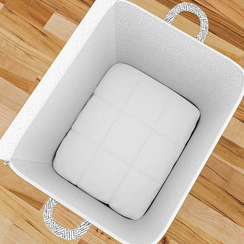 Foldable Fabric Storage Bag — Large-Capacity Closet & Home Organizer
