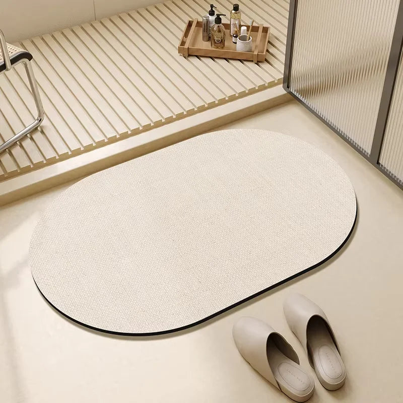 StoneDry Bath Mat VIKAMA Quick-Dry Diatomite Bathroom Mat