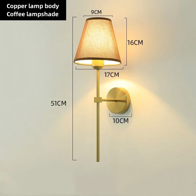 Elegant Fabric Wall Sconce with Brass Finish – Soft Ambient Lighting for Bedroom, Hallway & Living Room
Your Home™