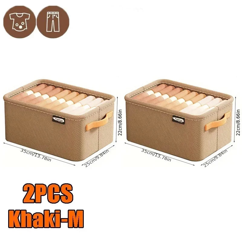 Foldable Wardrobe Storage Boxes – Small Apartment Organizer