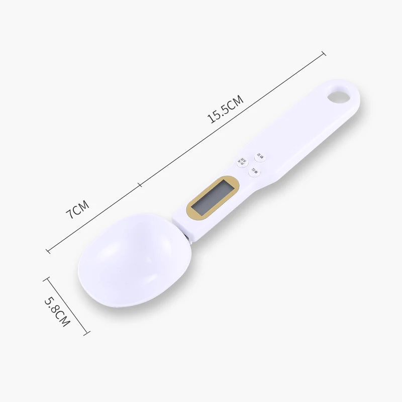 SmartMeasure Digital Spoon Scale – 500g High-Precision LCD Kitchen Measuring Spoon for Coffee, Spices & Baking