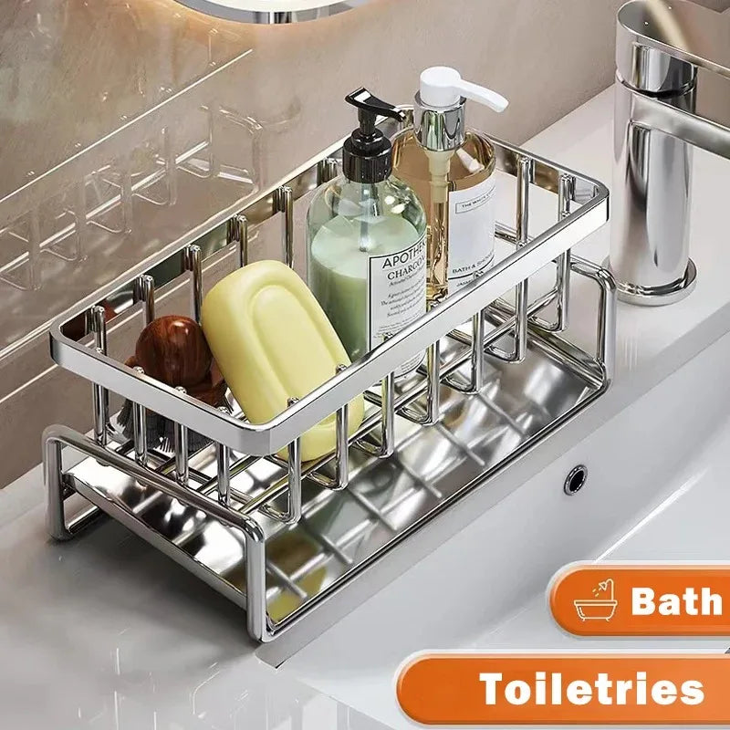 Stainless Steel Sink Organizer Rack