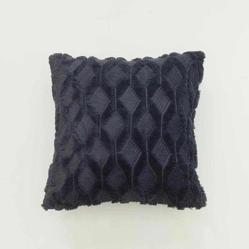 Textured Cozy Throw Pillow Cover – Soft Decorative Cushion Cover for Sofa, Bed & Living Room
 Your Home™
