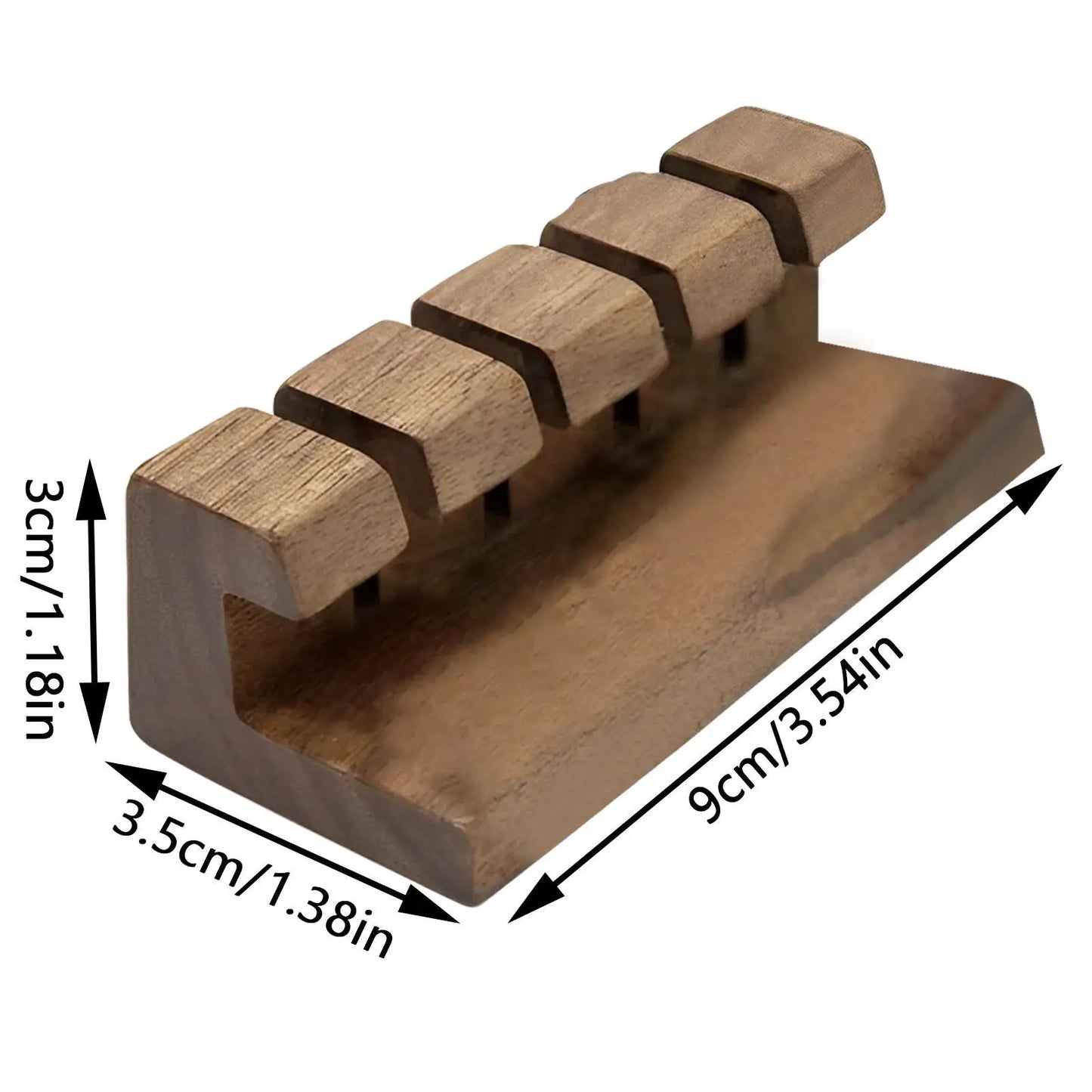 Wooden Cable Organizer Holder