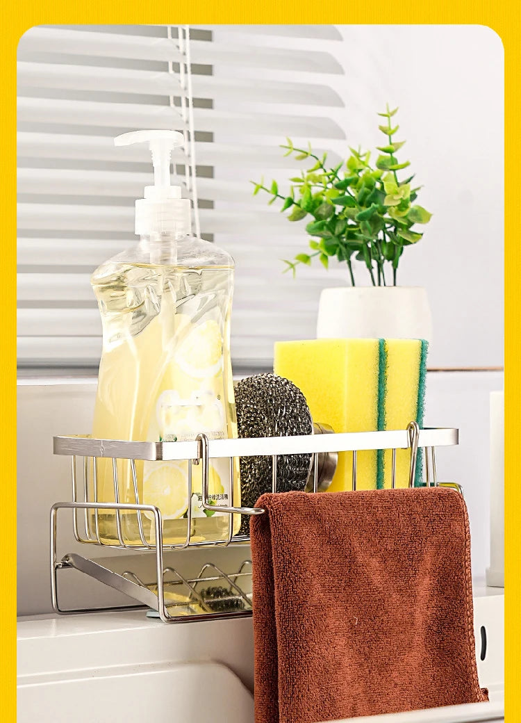 Stainless Steel Sink Organizer Rack