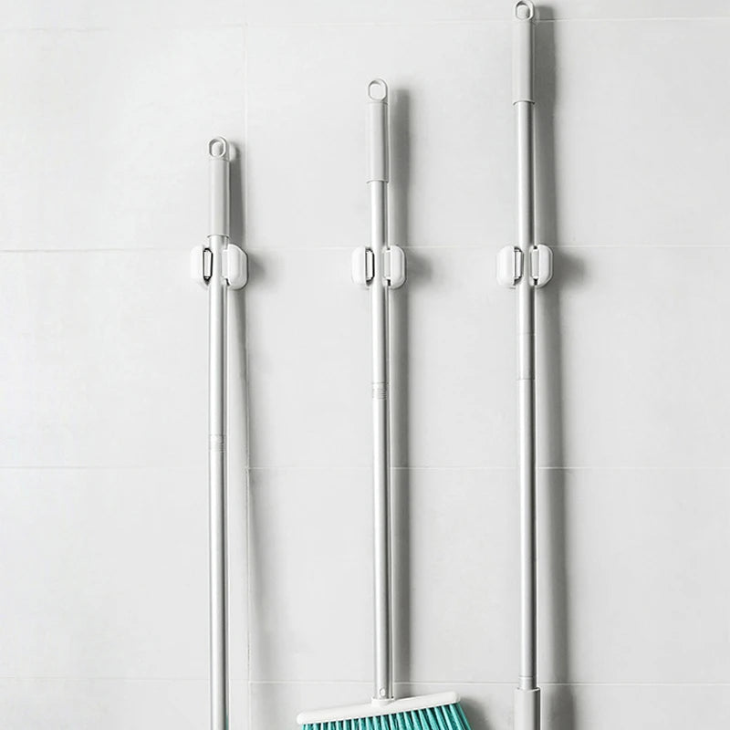 No-Drill Wall Mop Clip Holder
 Your Home™