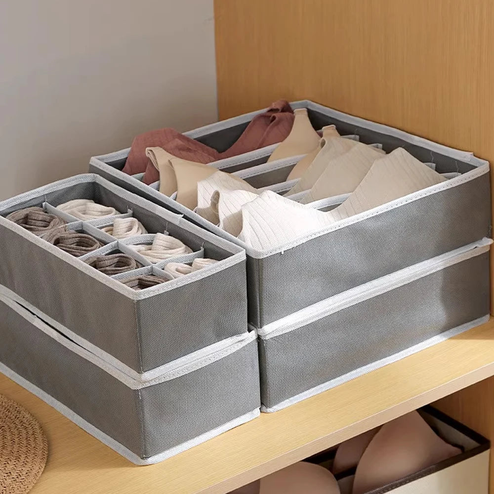 Drawer Divider Organizer – 6 / 7 / 8 / 24 Grid Foldable Storage Box