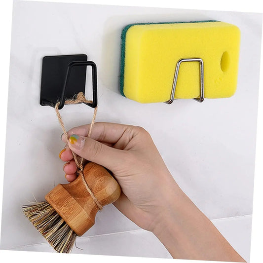Stainless Steel Self-Adhesive Sponge Holder for Sink – No-Drill Kitchen Storage Hook
  Your Home™