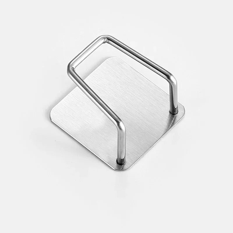 Stainless Steel Self-Adhesive Sponge Holder for Sink – No-Drill Kitchen Storage Hook
  Your Home™